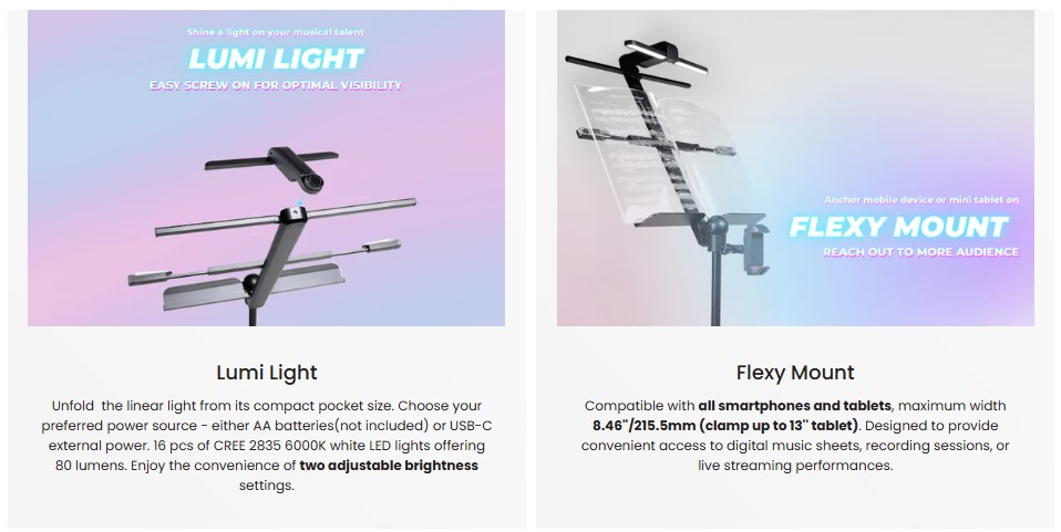 KRAFTGEEK-CAPSULE-MUSIC-STANDlumiflexy KRAFTGEEK-CAPSULE-MUSIC-STANDlumiflexy